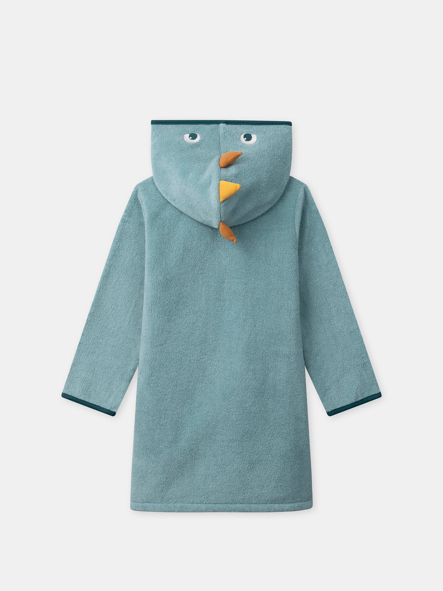 Accappatoio azzurro a cappuccio dinosauro bambino - Image 5