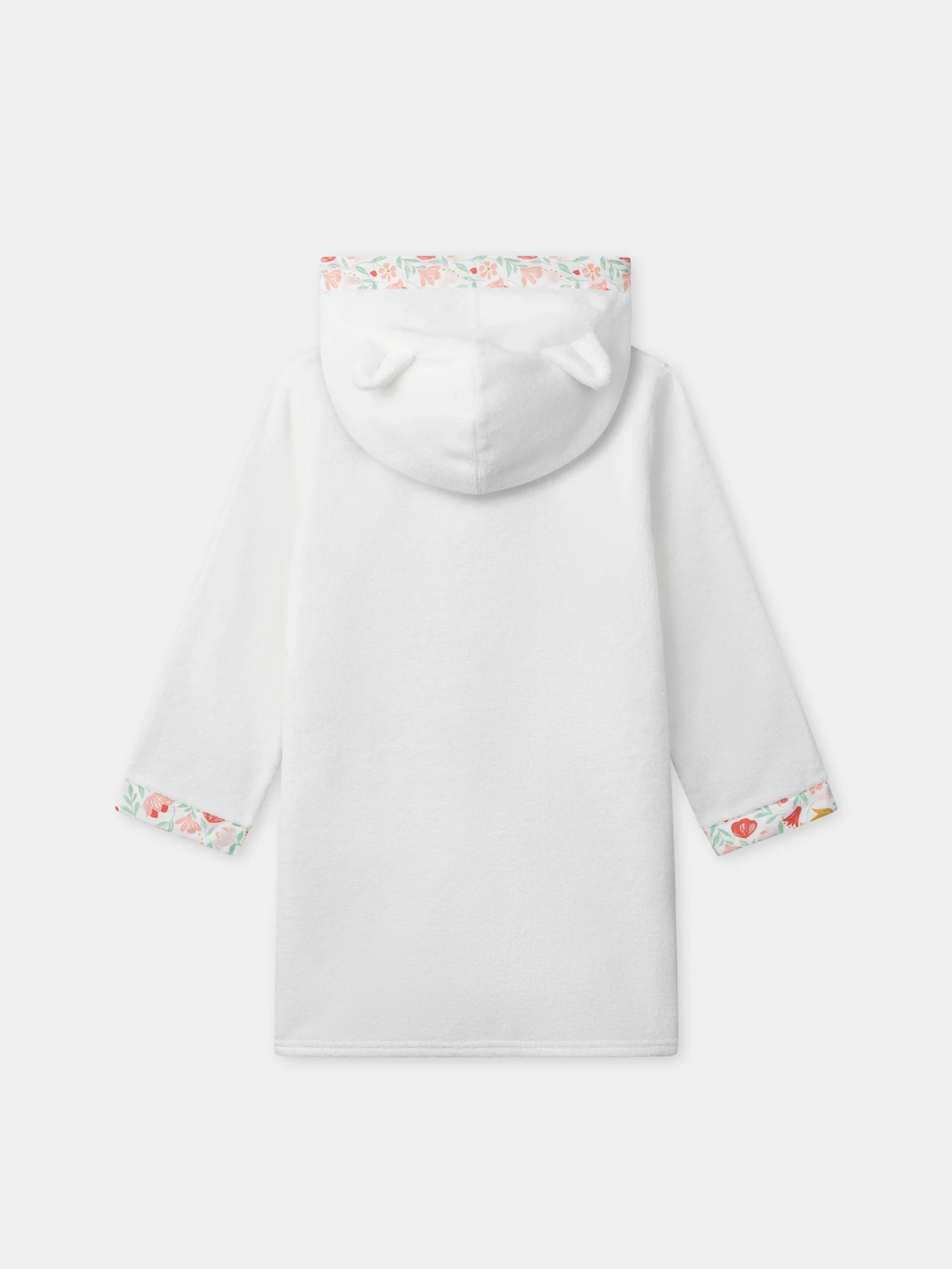 Accappatoio ecru con gatto per ragazze - Image 5