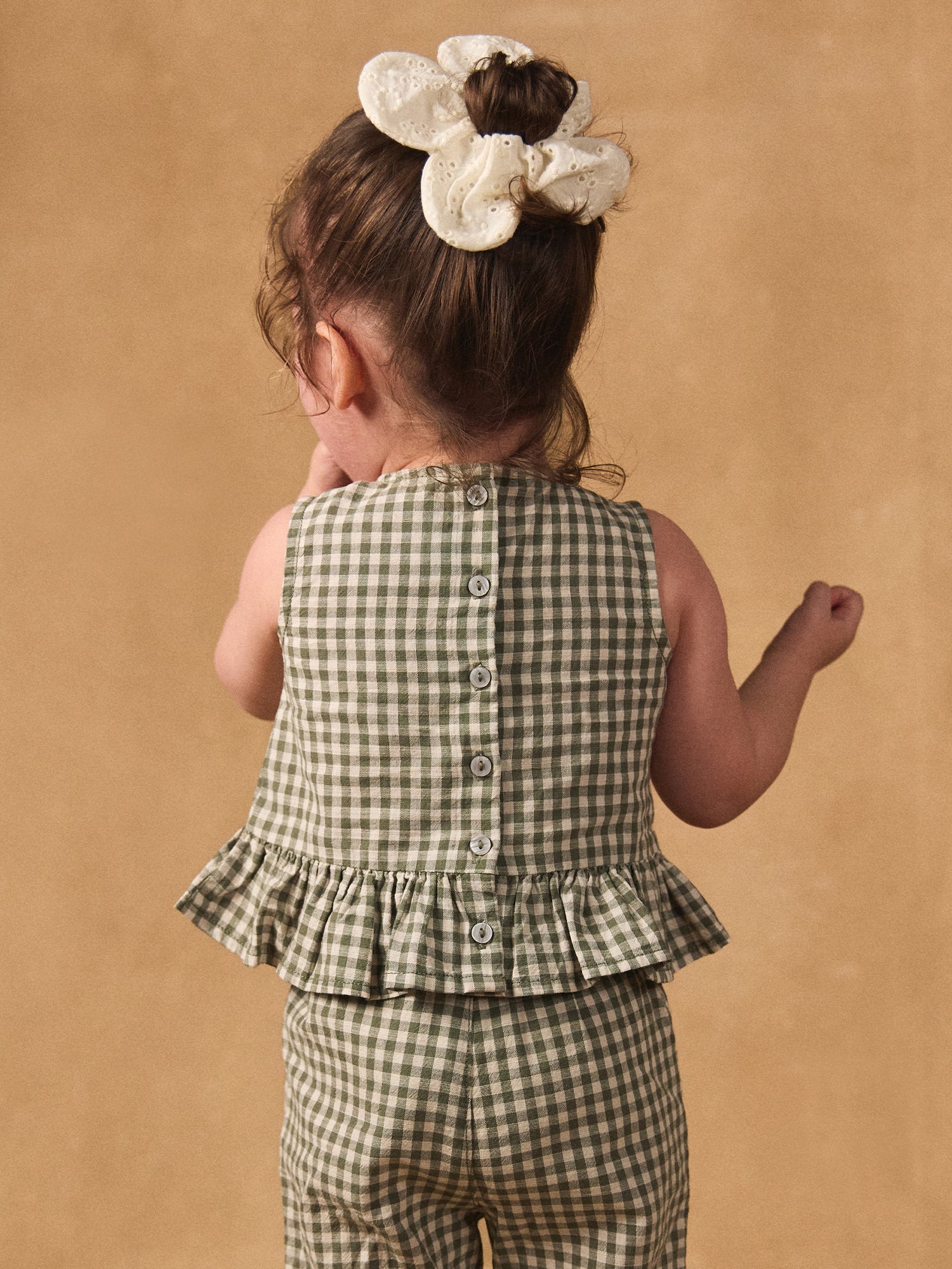 Blouse vichy à noeuds Bébé Fille - Image 4