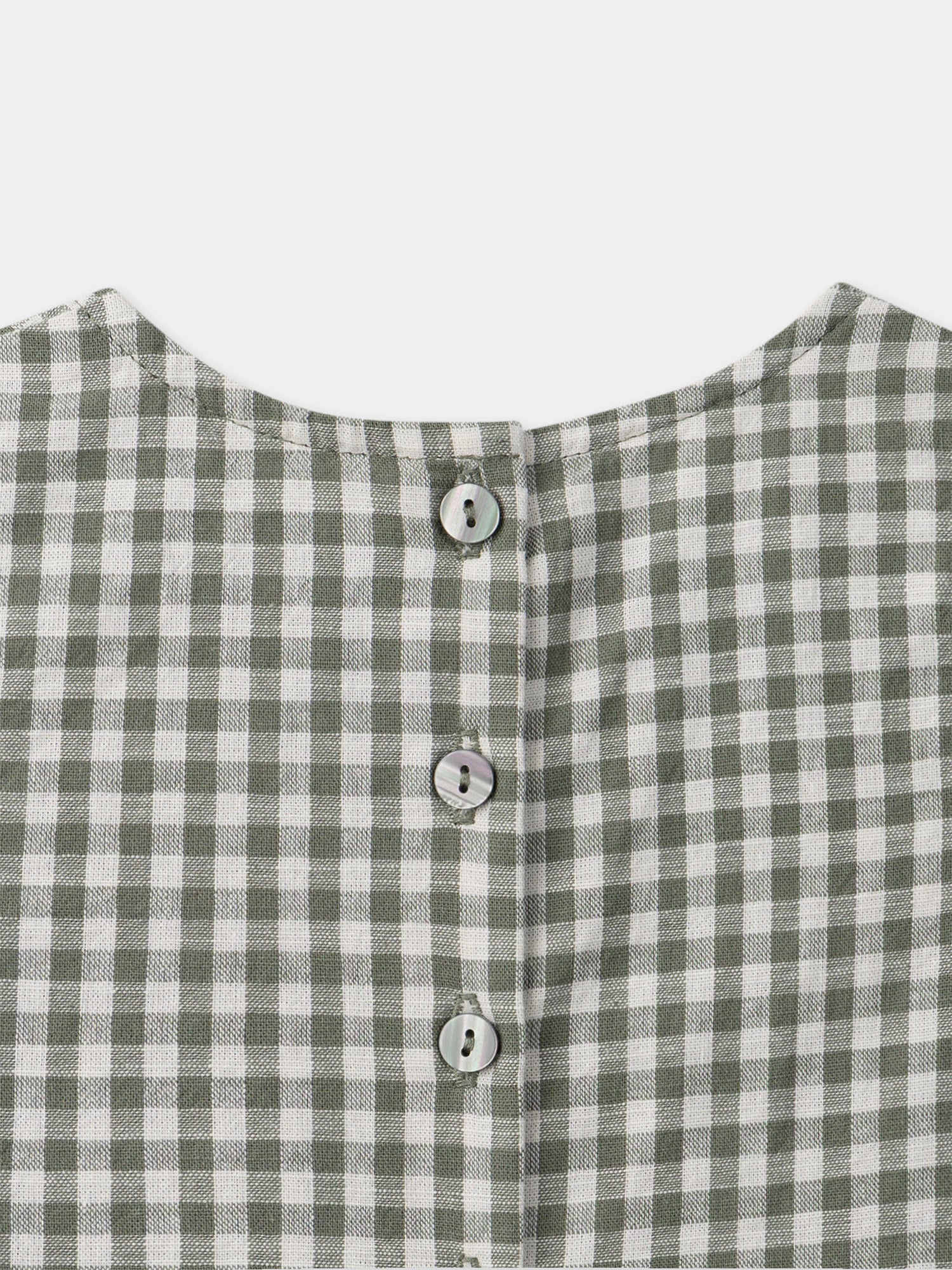 Blouse vichy à noeuds Bébé Fille - Image 7