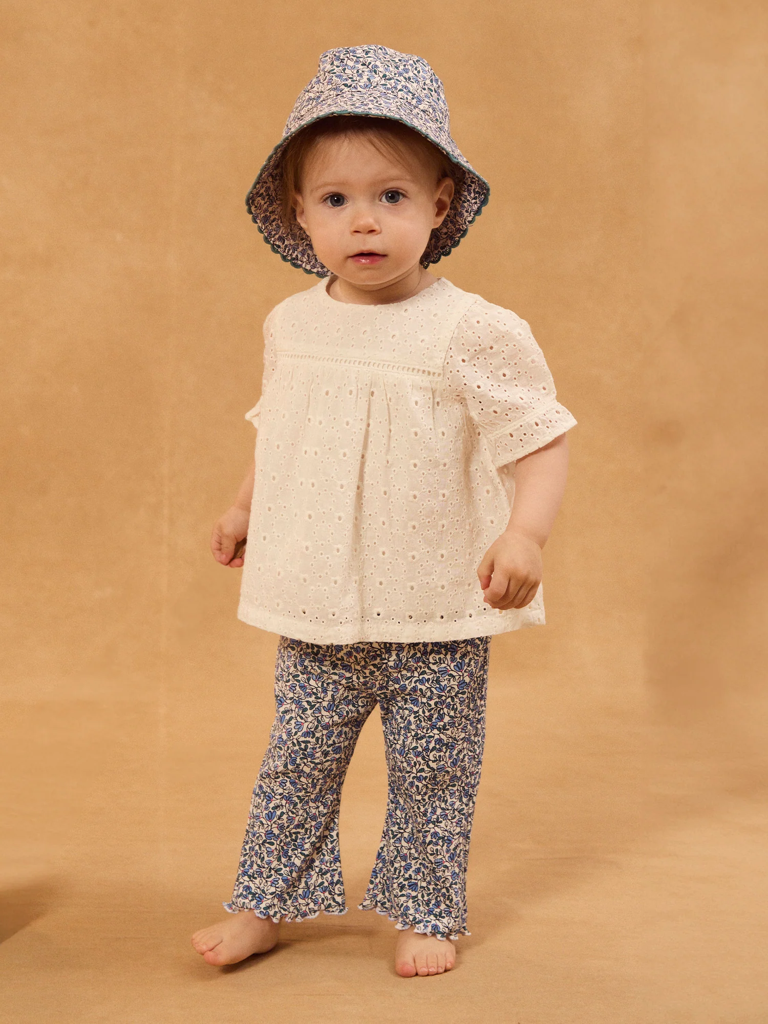 Blusa ecru ricamata Baby Girl - Image 5