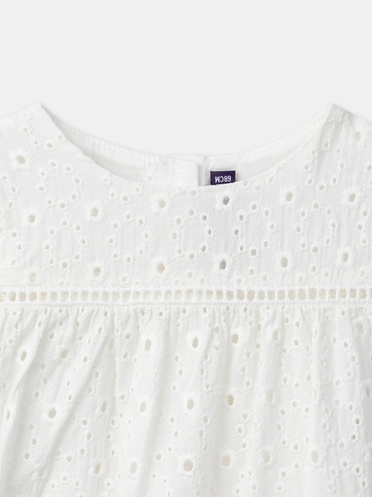 Blusa ecru ricamata Baby Girl - Image 6