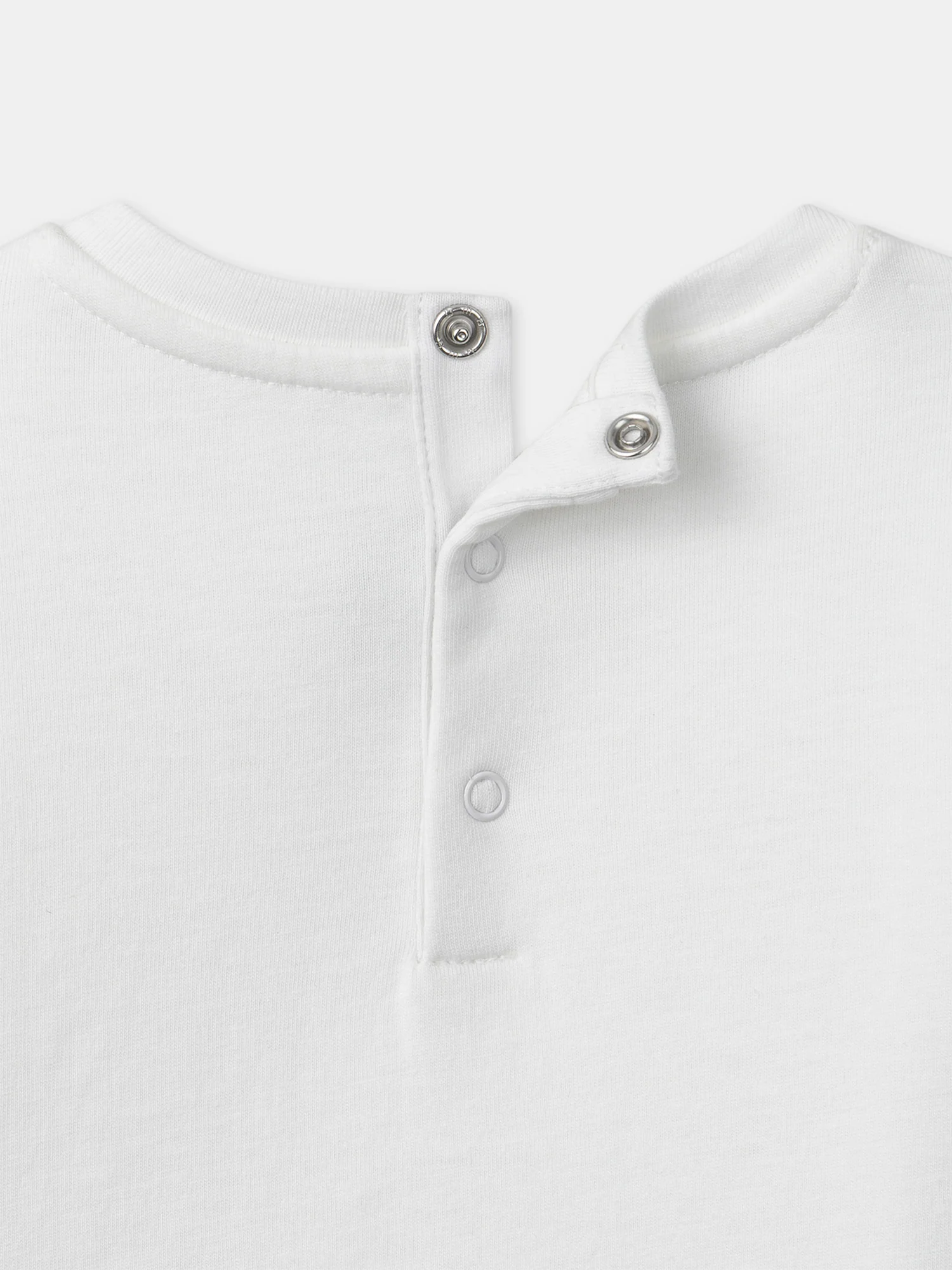 Body bianco con stampa di procione Baby Boy - Image 5
