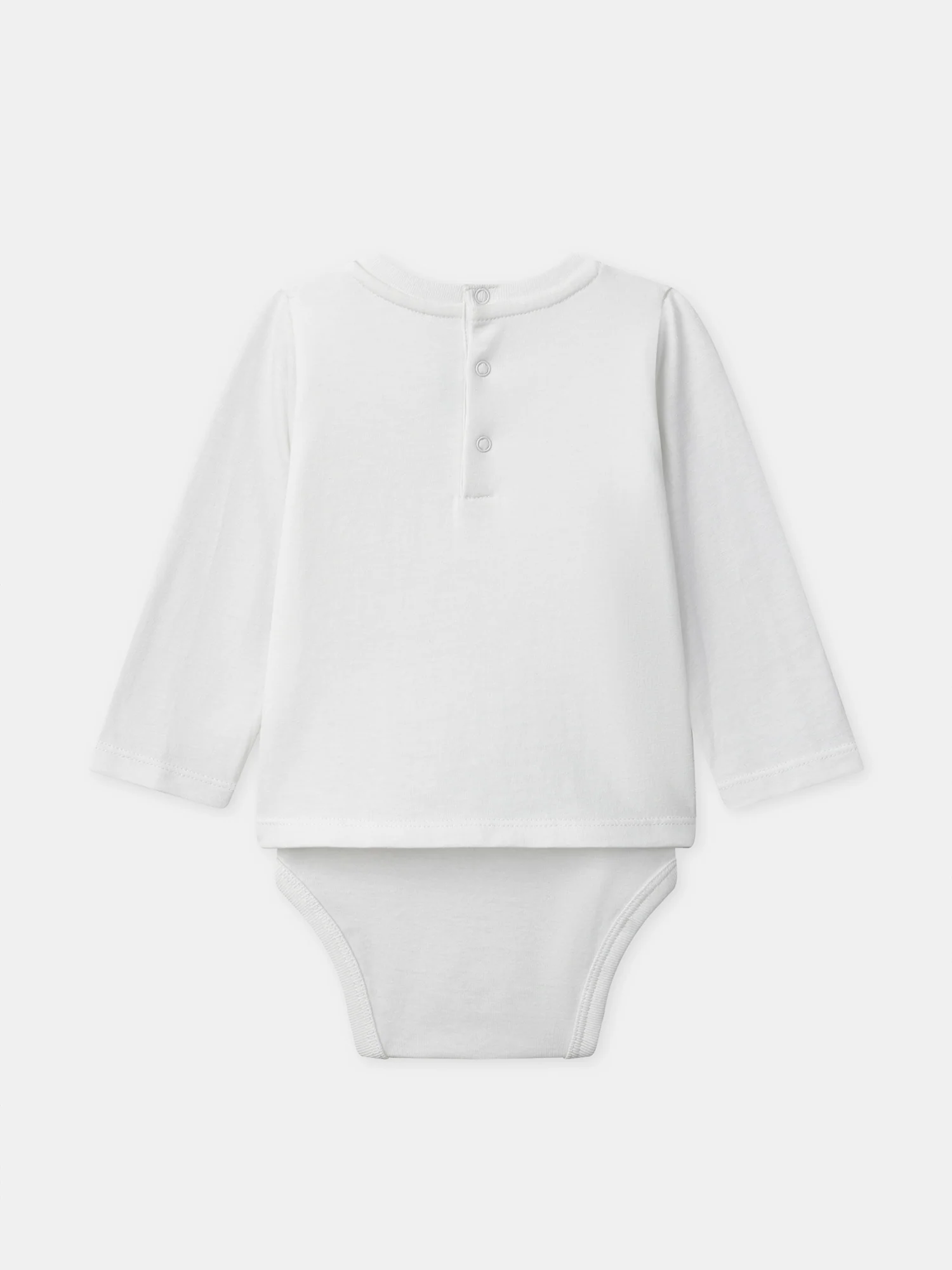 Body bianco con stampa di procione Baby Boy - Image 6