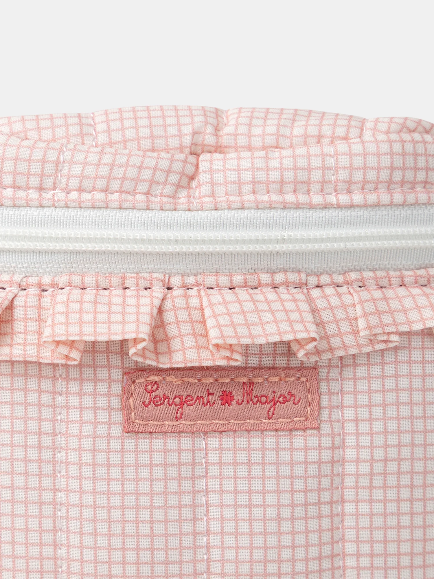 Marsupio a Quadretti Rosa per Ragazze - Image 4