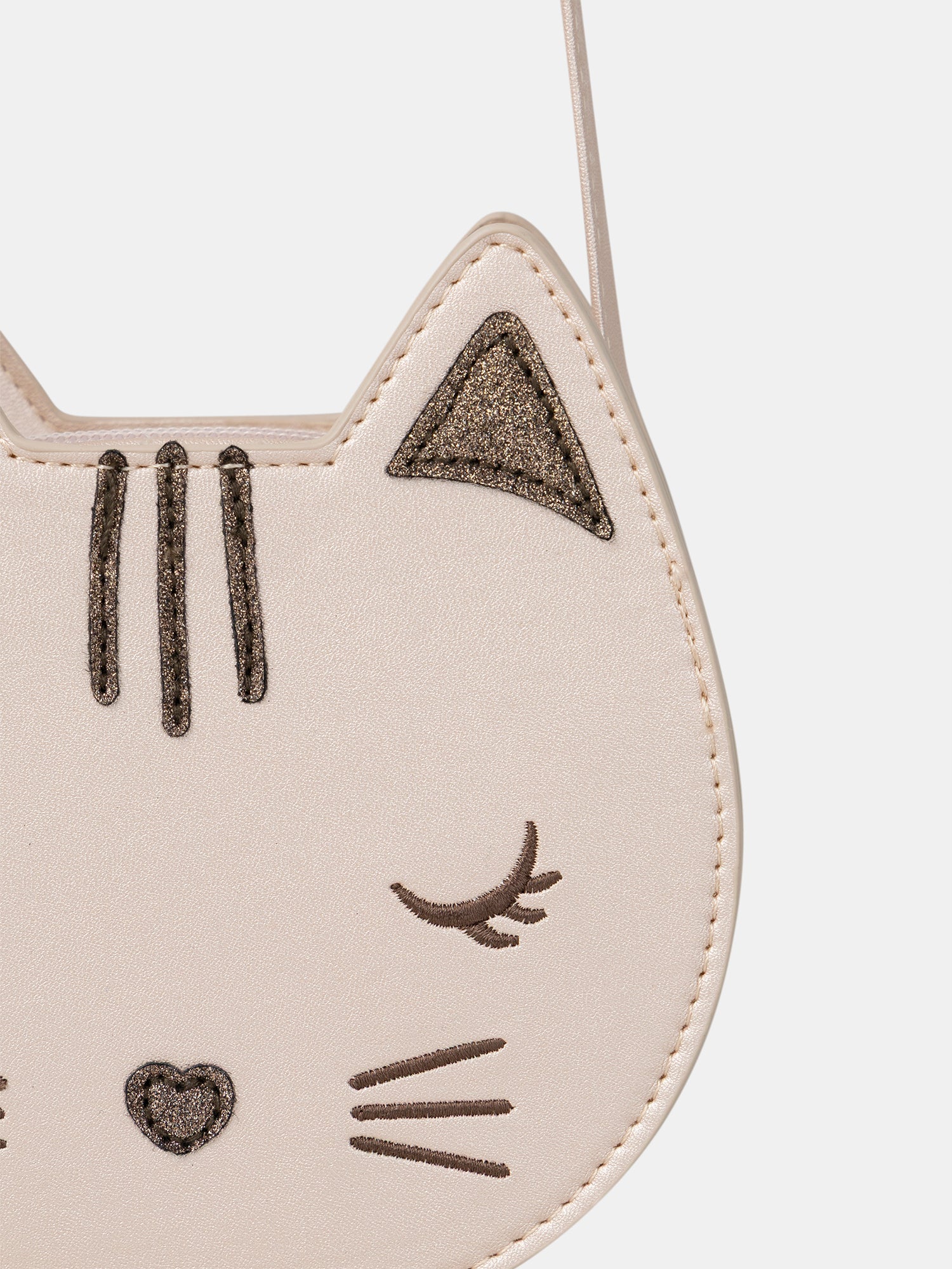 Borsa a tracolla con testa di gatto rosa Bambina - Image 5