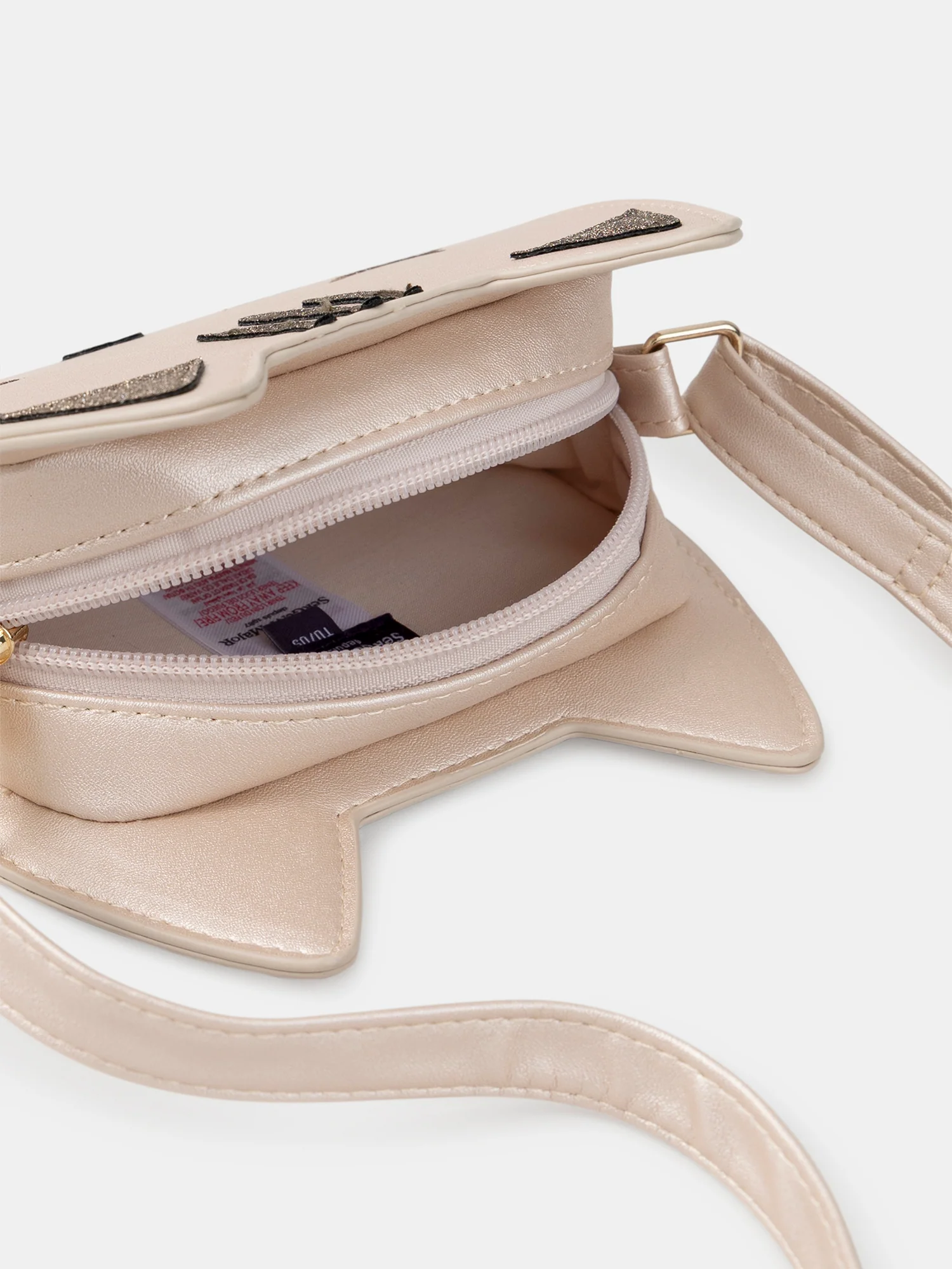 Borsa a tracolla con testa di gatto rosa Bambina - Image 6