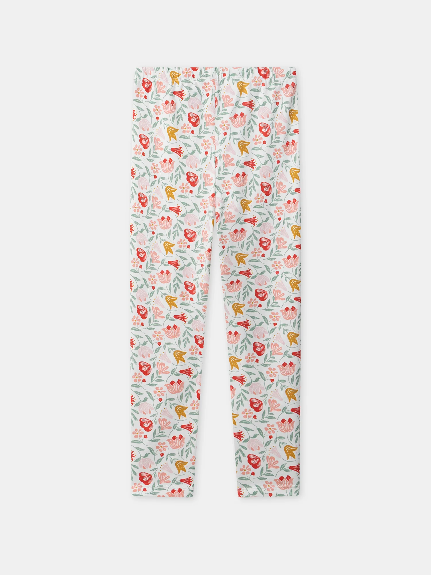 Camicia da notte stampata corallo con bouquet per ragazze - Image 7