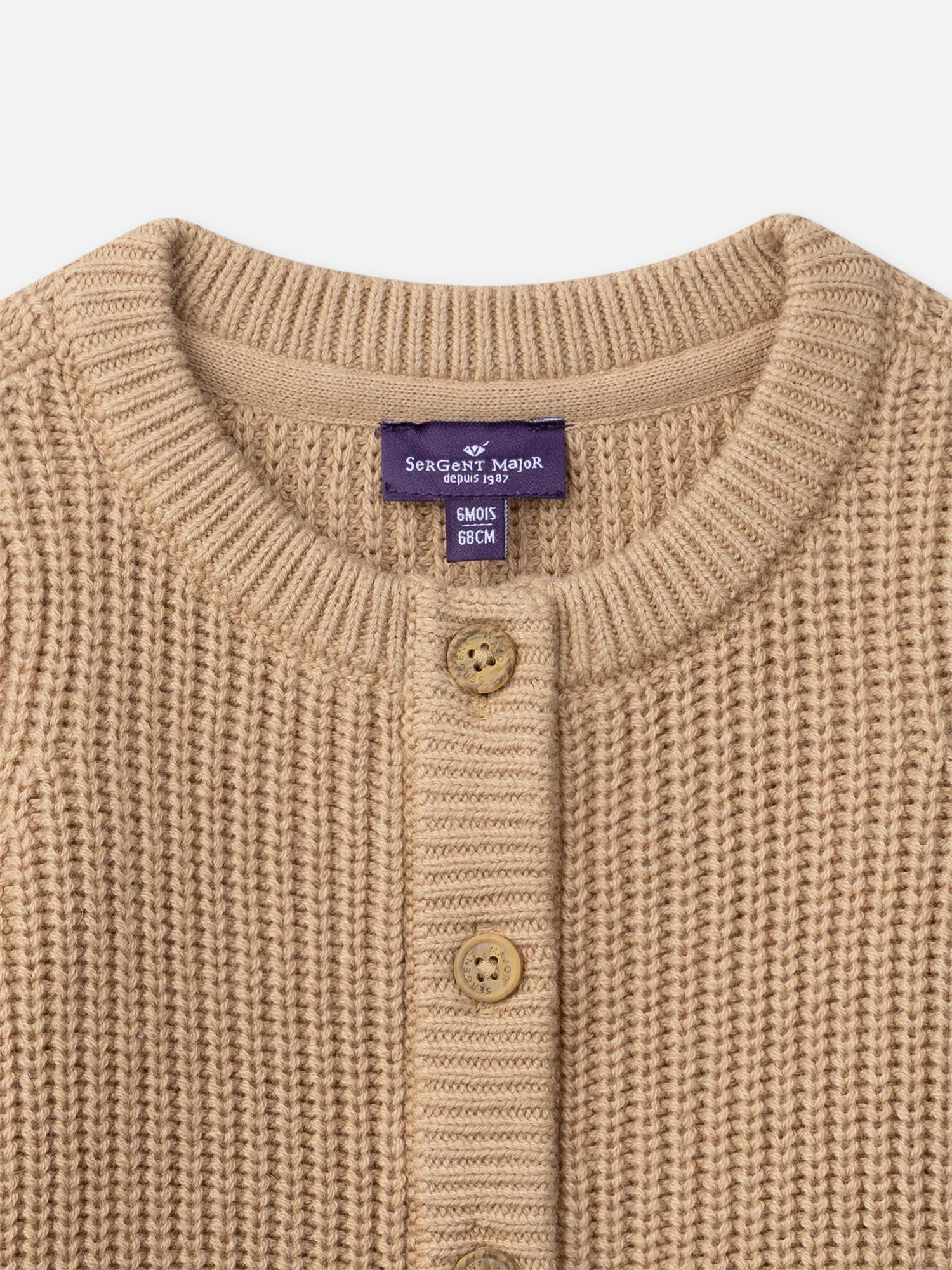 Cardigan beige per bambino - Image 4