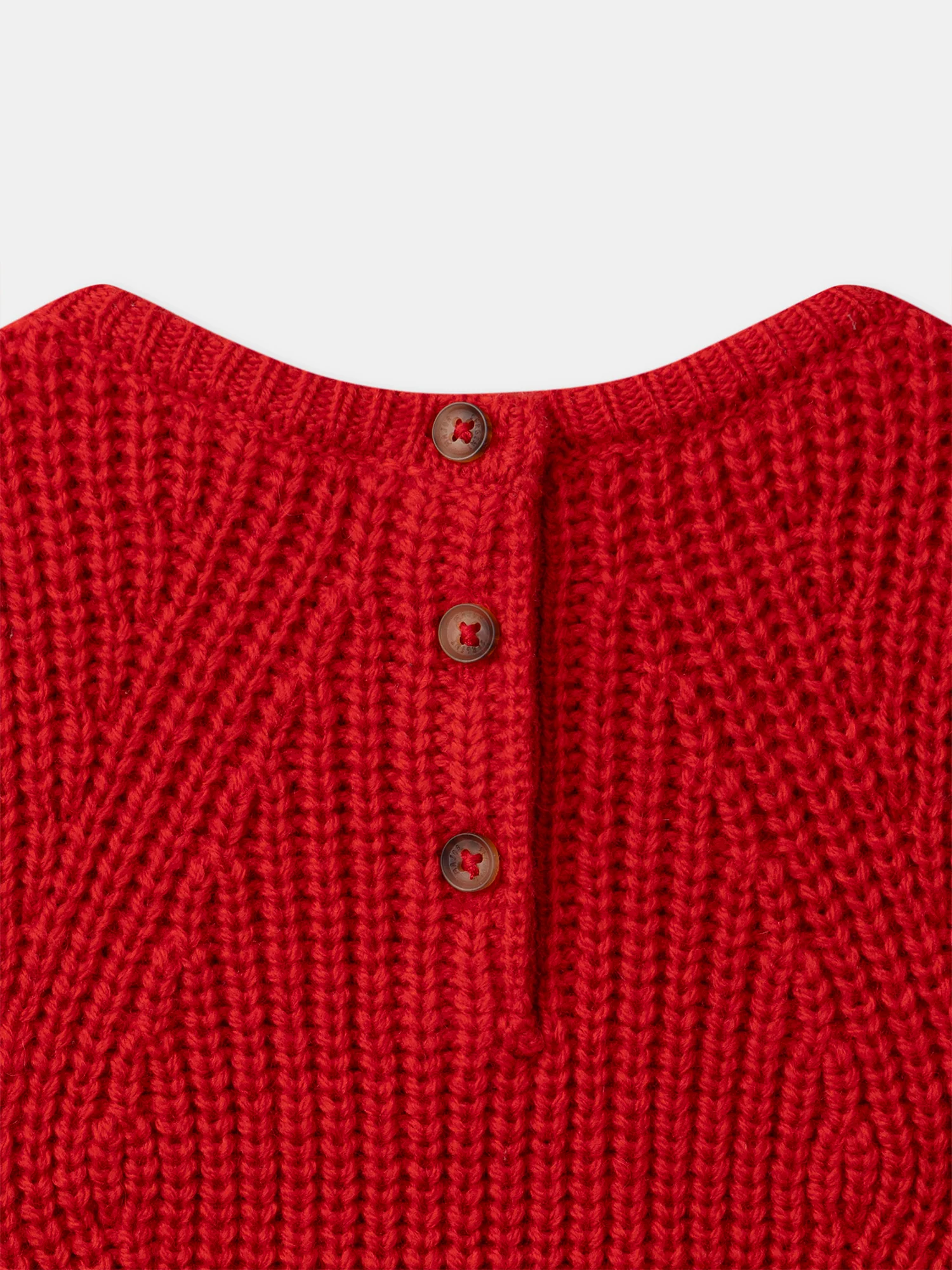 Cardigan Senza Maniche Rosso per Bambina - Image 7