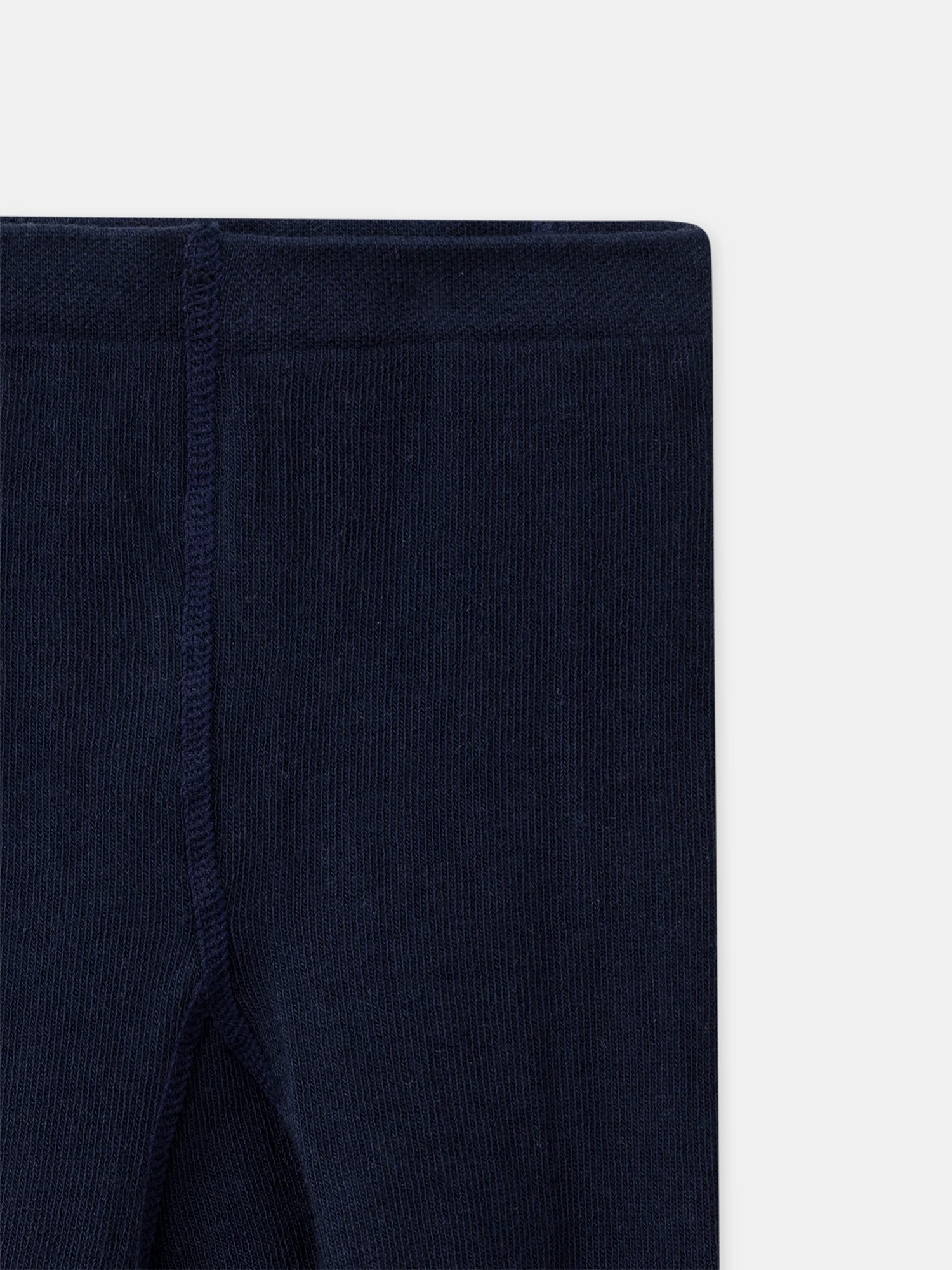 Collant blu scuro con cane e cuore per bambina - Image 5