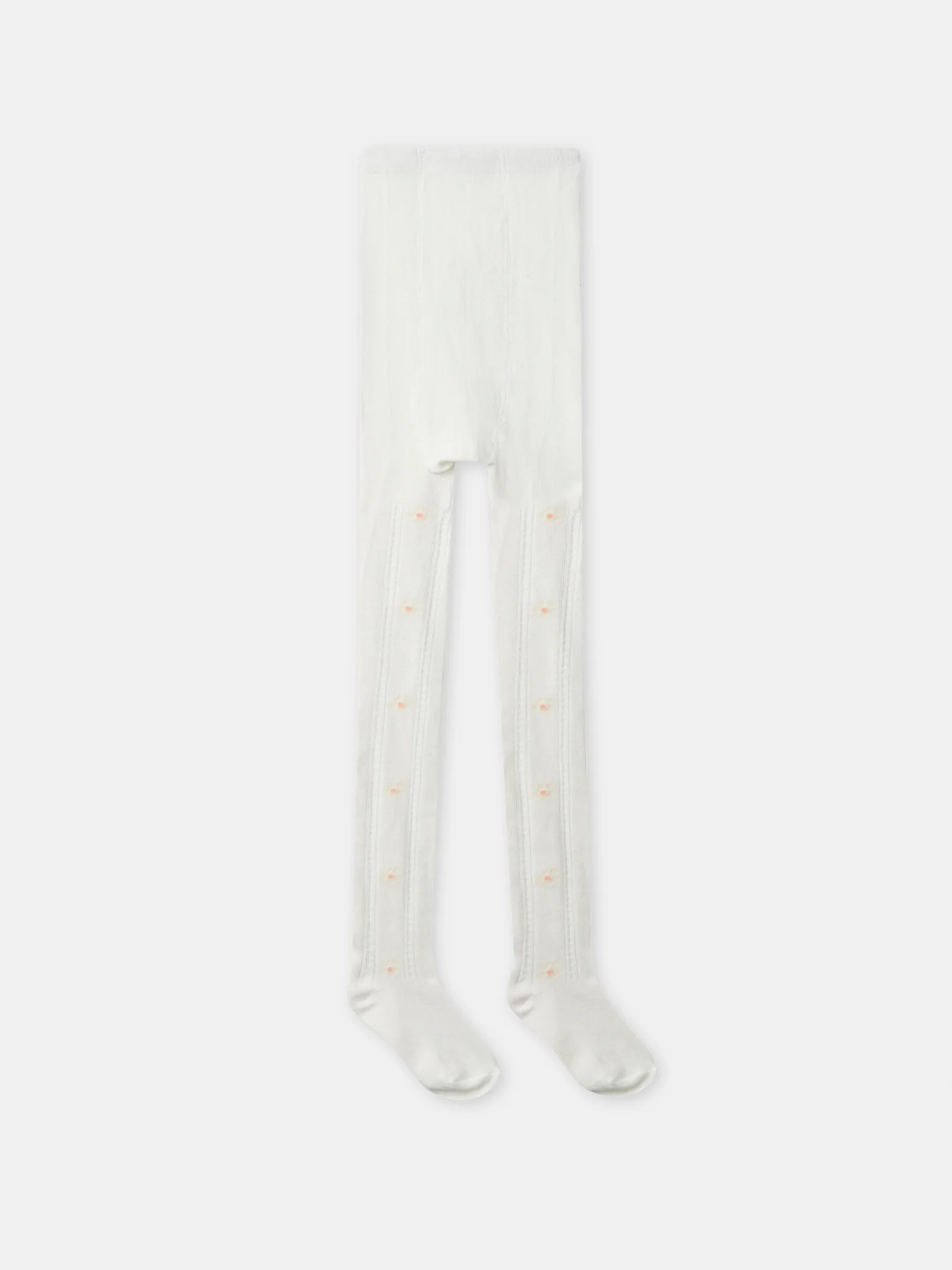 Confezione da 2 collant ecru o marrone scuro per ragazza - Image 4