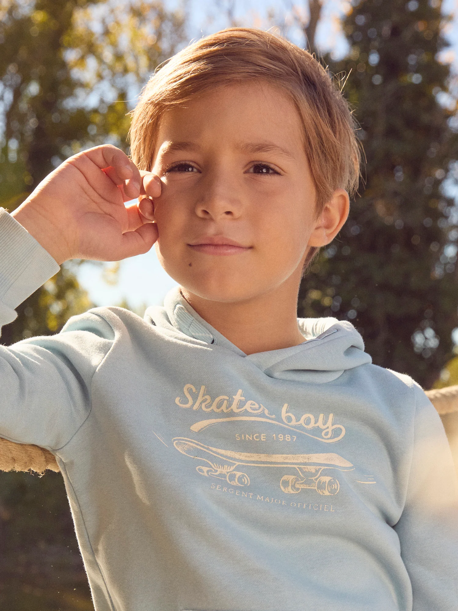 Felpa blu per ragazzi - Image 3