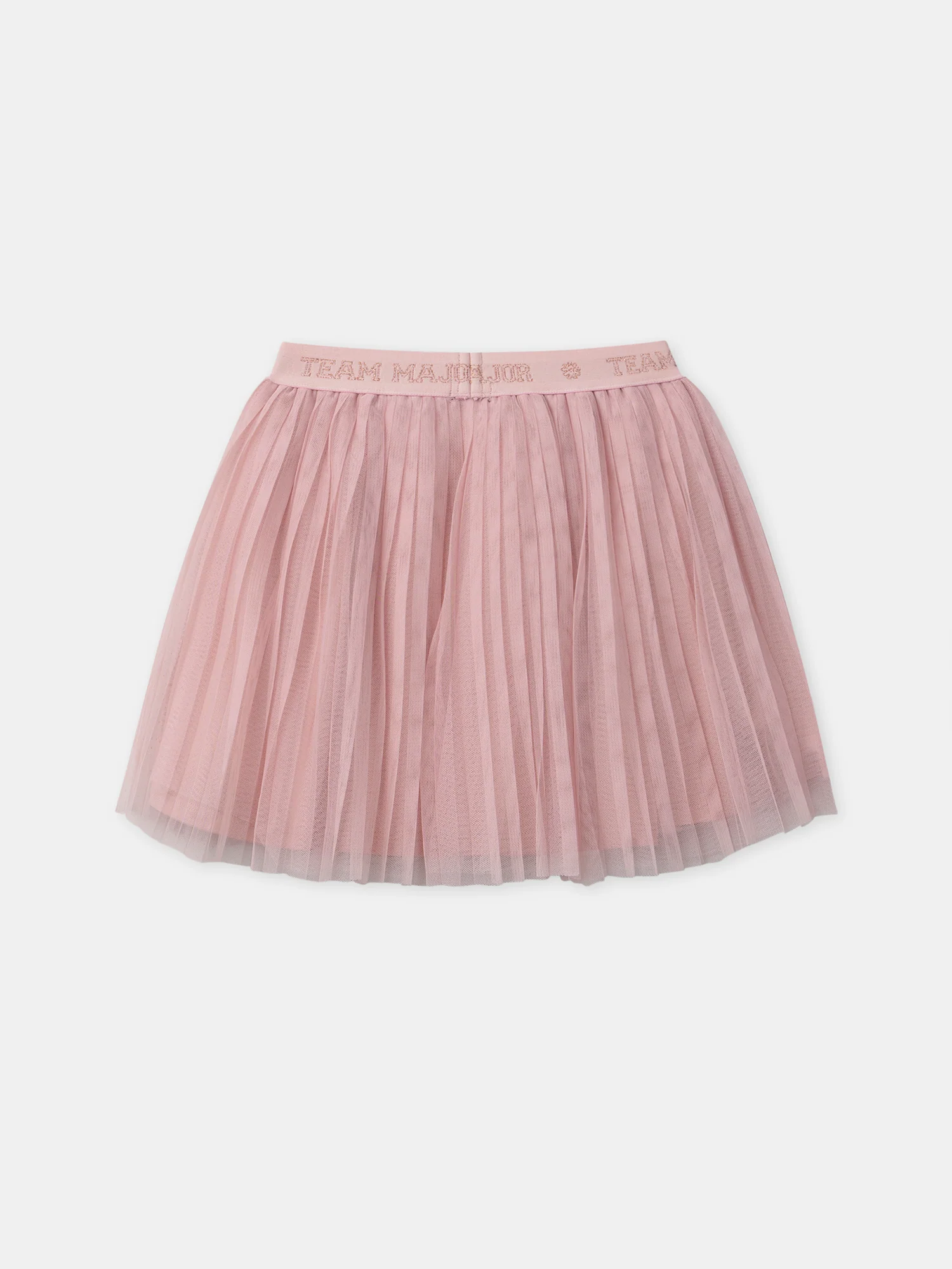 Gonna Plissettata in Tulle Rosa per Ragazze - Image 6