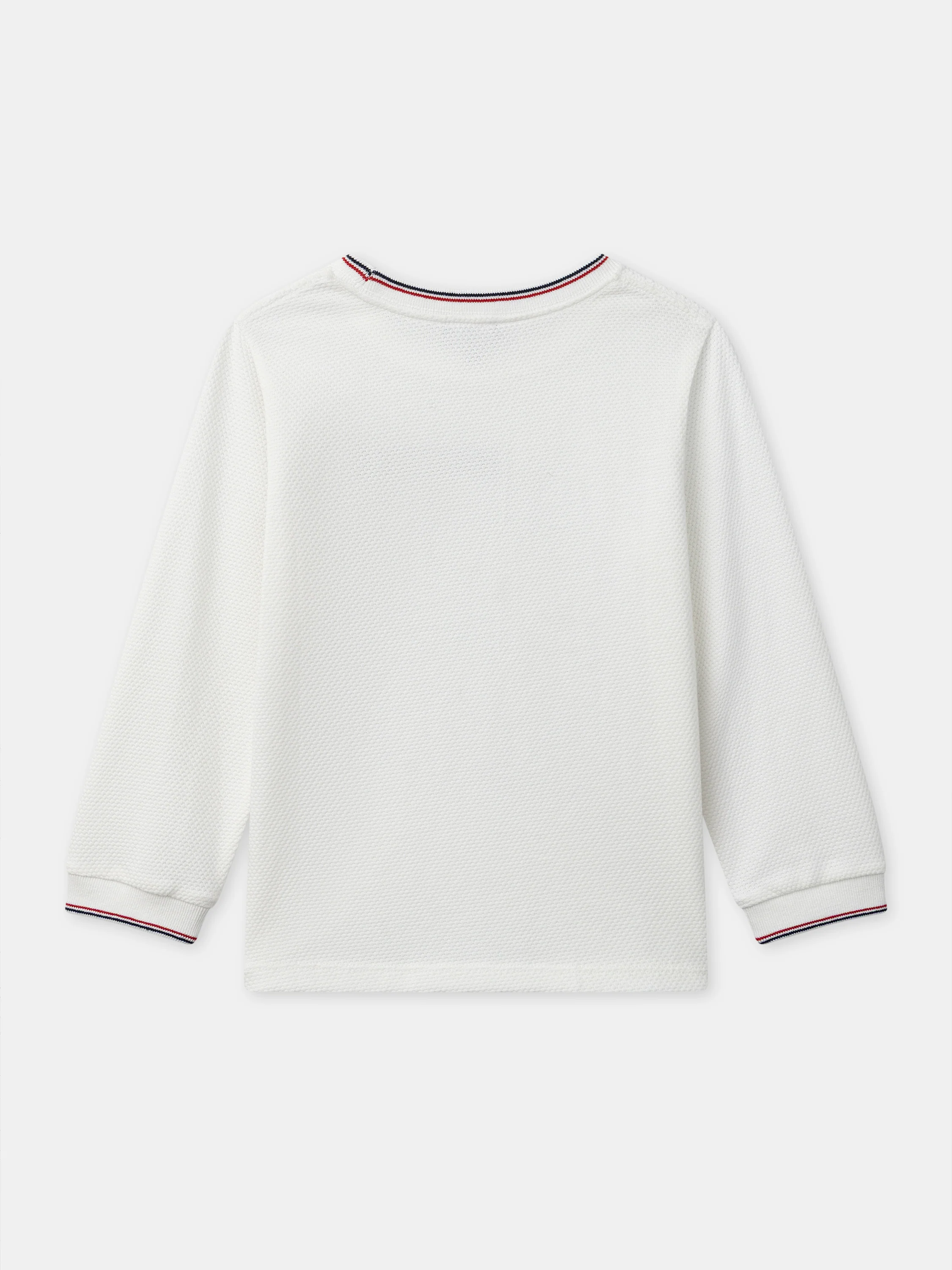 Maglietta bianca con stampa del Giappone e maniche lunghe per bambini - Image 5