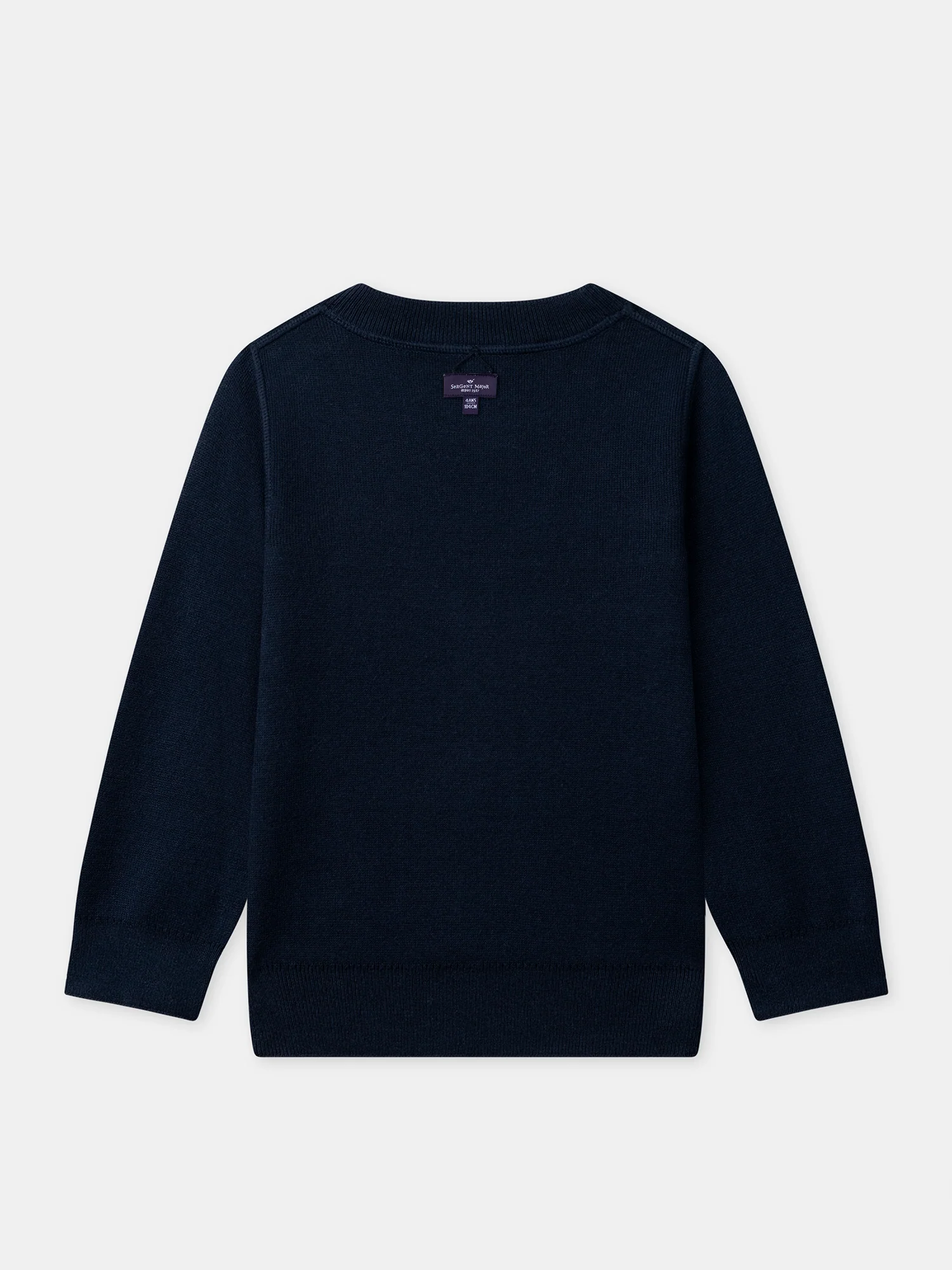 Maglione reversibile blu marino di colore uniforme o a righe per ragazzi - Image 11