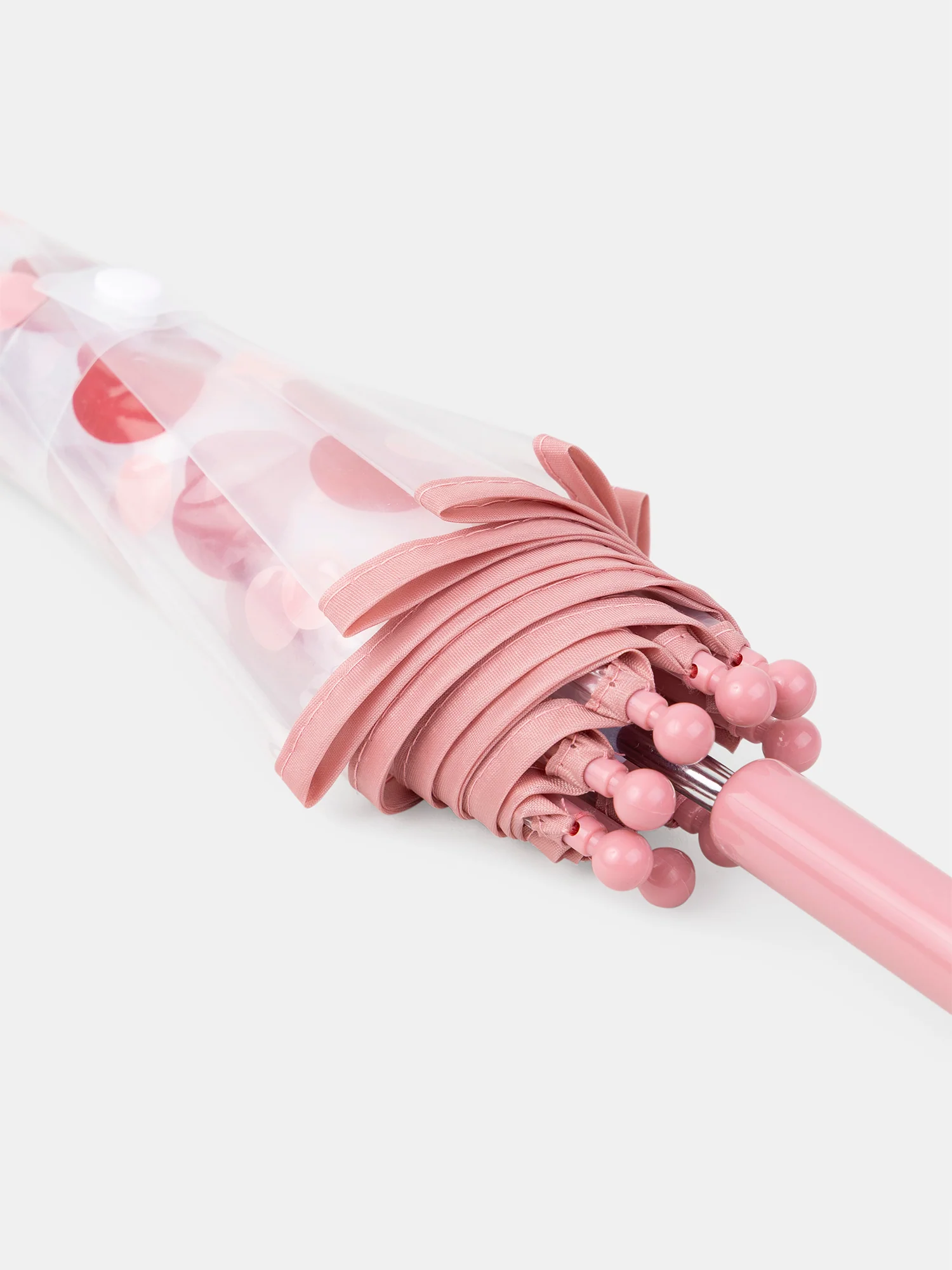 Ombrello trasparente con stampa di mela per ragazze - Image 6