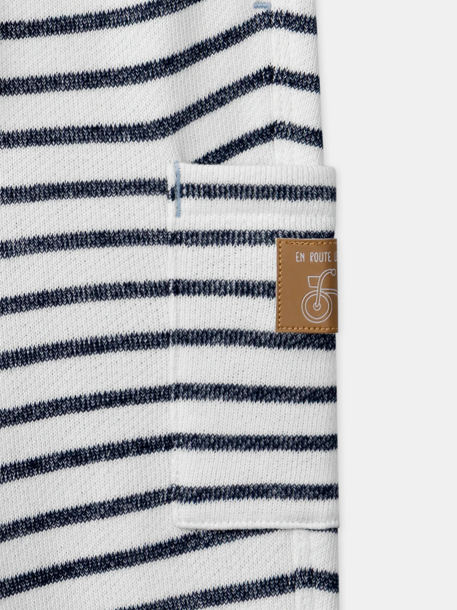 Pantaloni da jogging con righe blu navy per bambini - Image 3