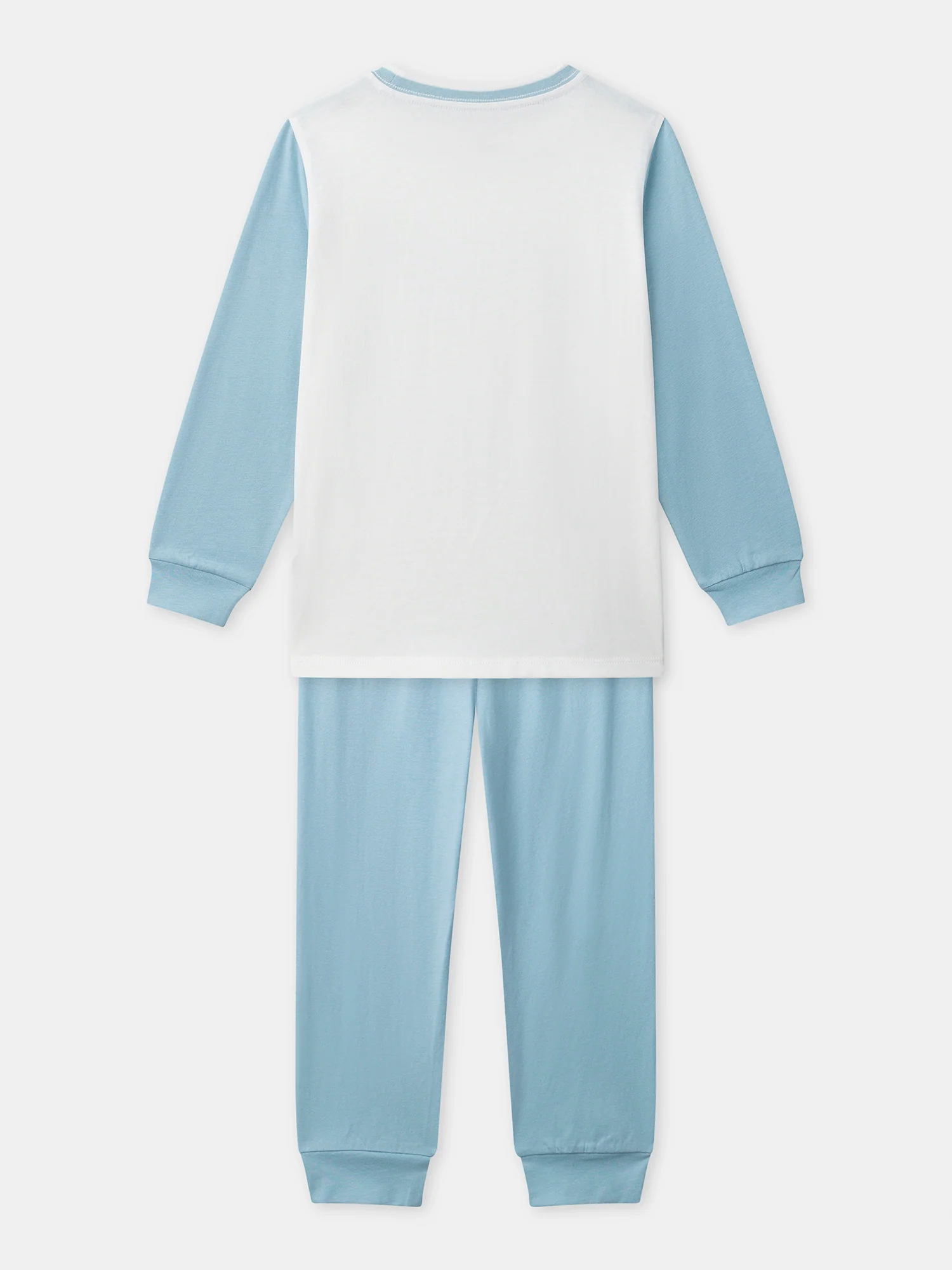 Pigiama blu con stampa di dinosauro per bambino - Image 10