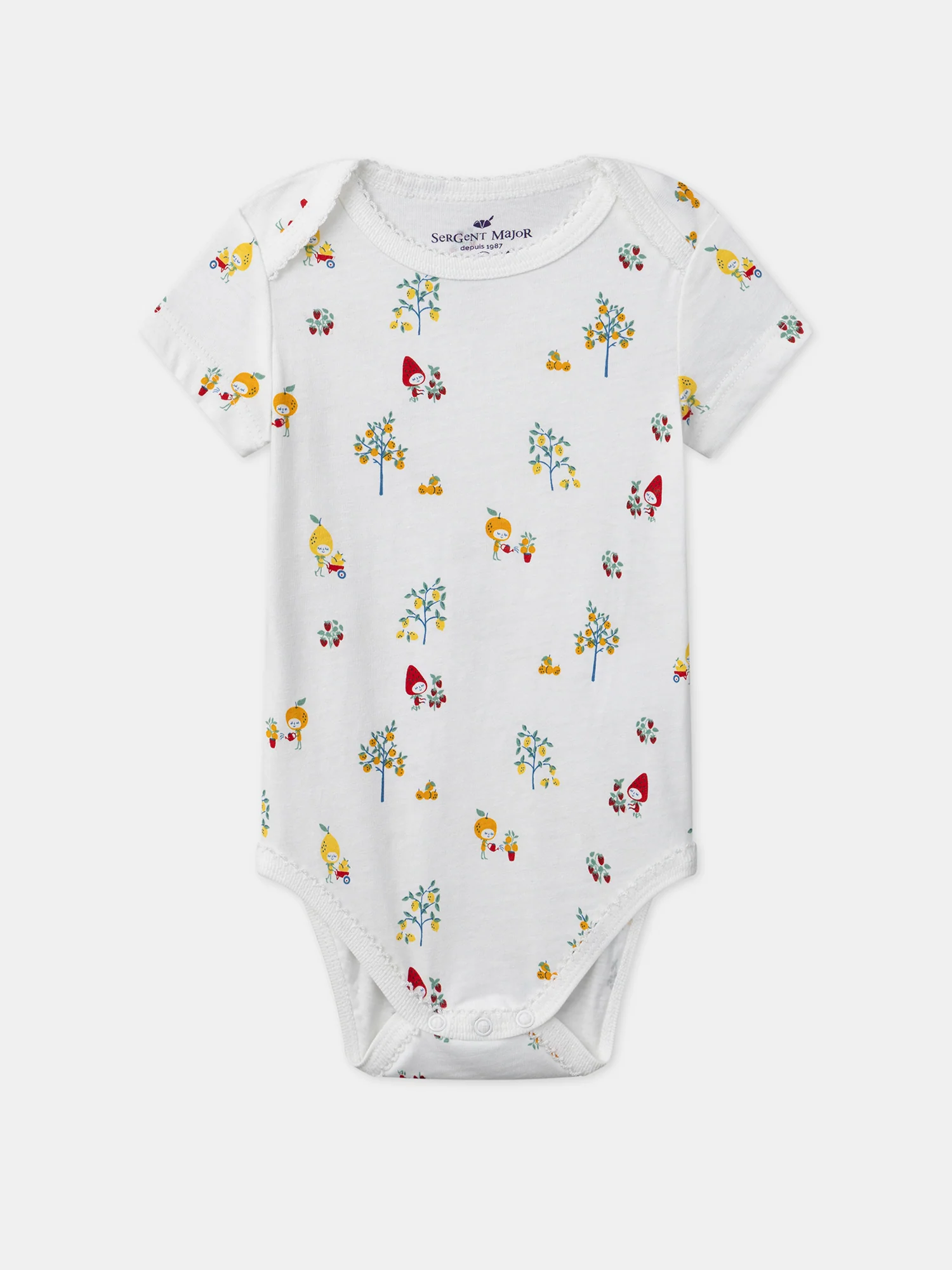 Set di 3 body a maniche corte per bambine in cotone biologico - Image 15