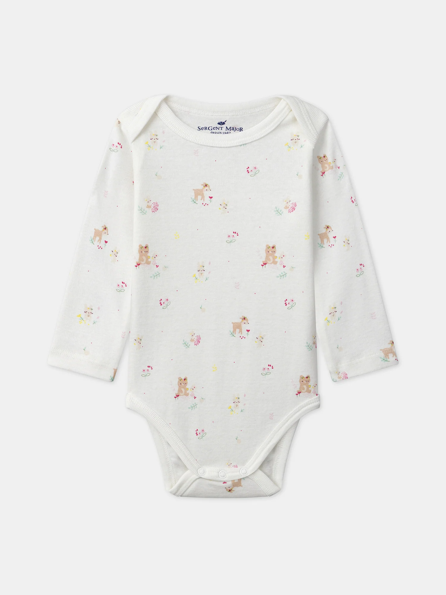 Set di 3 body per bambine, a maniche lunghe, in cotone biologico - Image 12