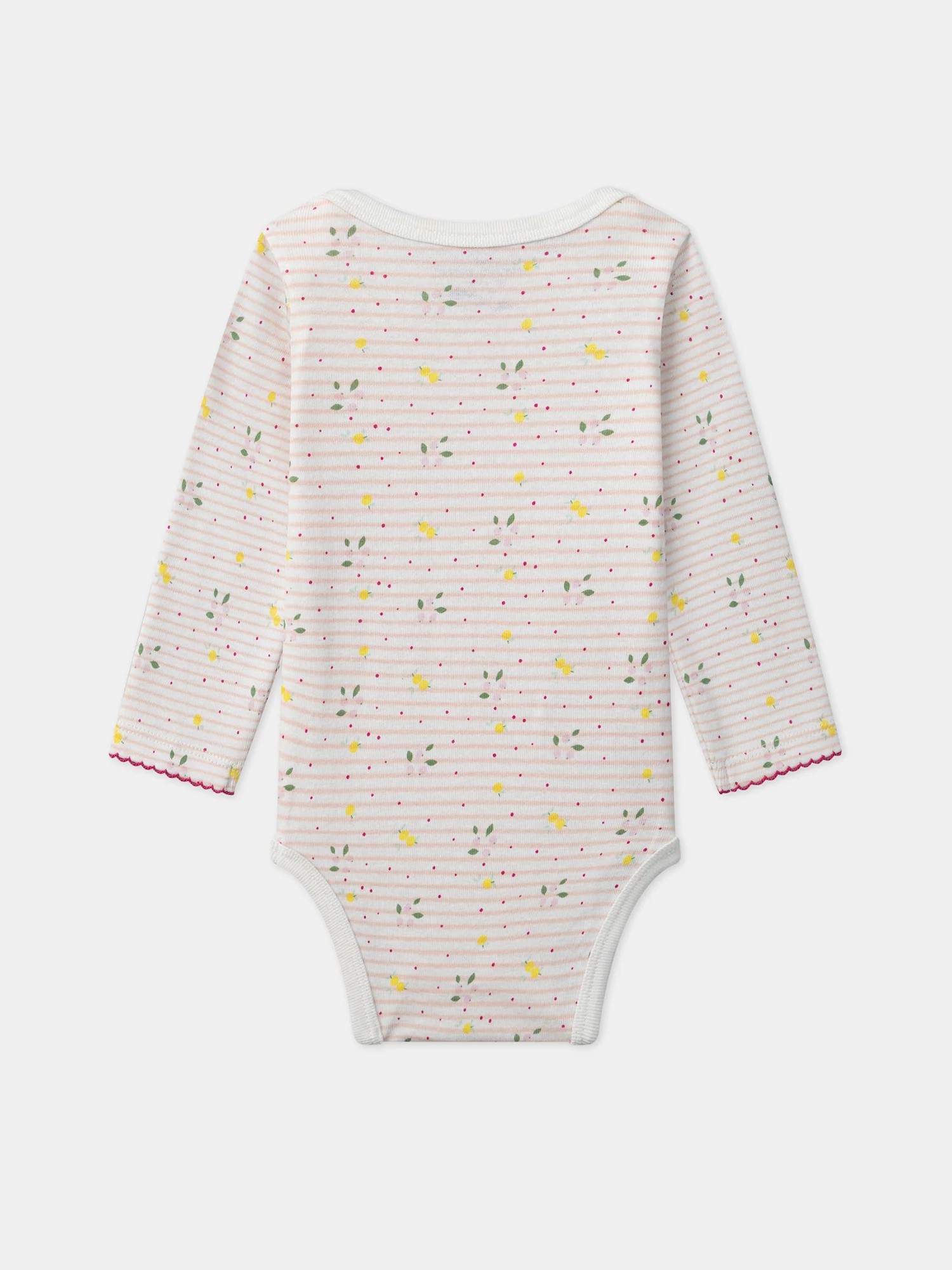 Set di 3 body per bambine, a maniche lunghe, in cotone biologico - Image 7