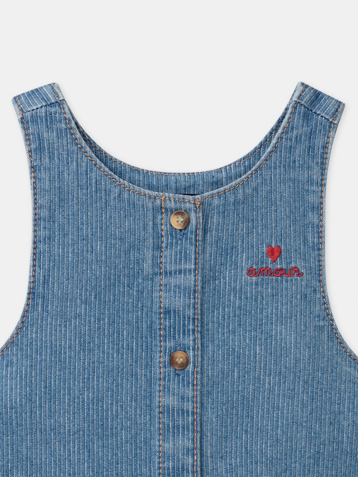 Set t-shirt + salopette + collant per bambina - Image 3