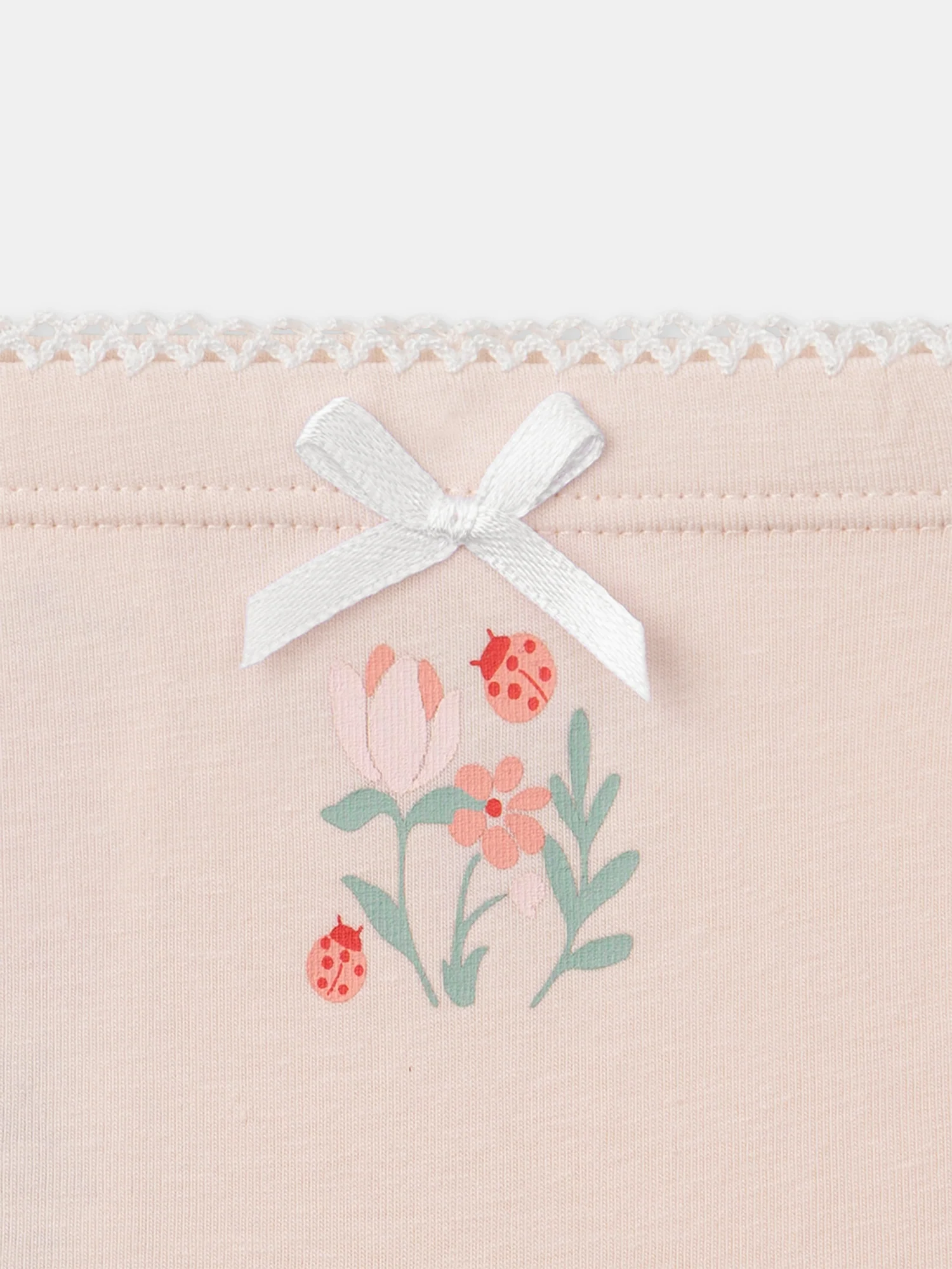 Confezione da 3 mutandine per ragazza con fiori - Image 3