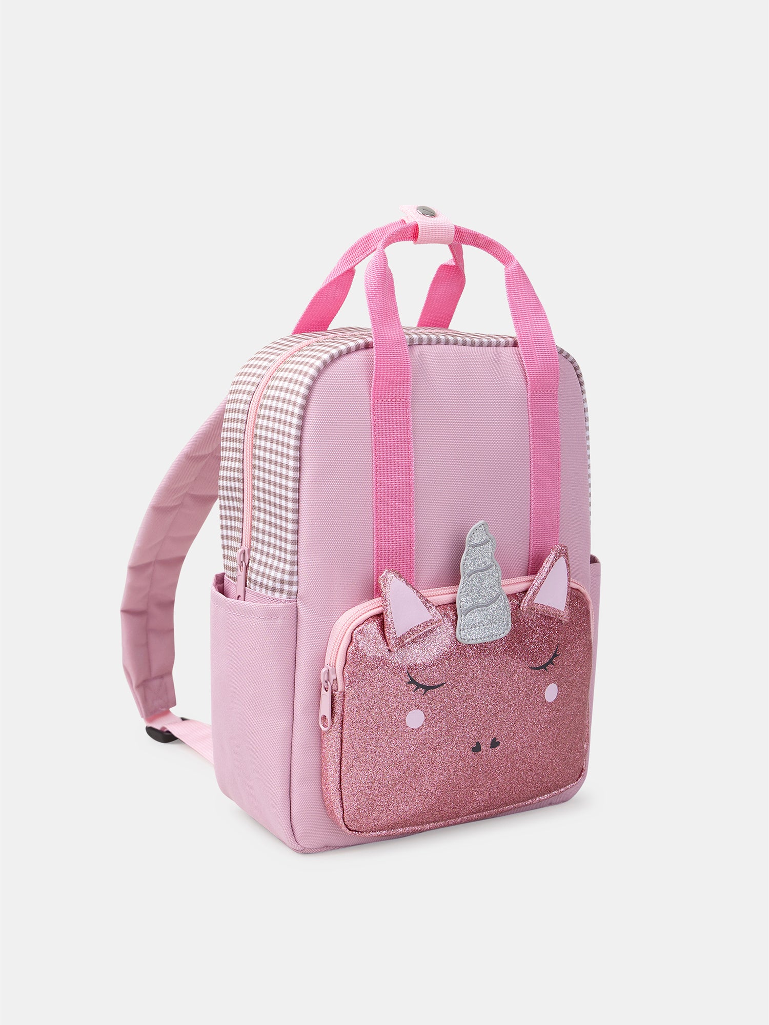 Zaino Rosa con Testa di Unicorno Ragazza - Image 3